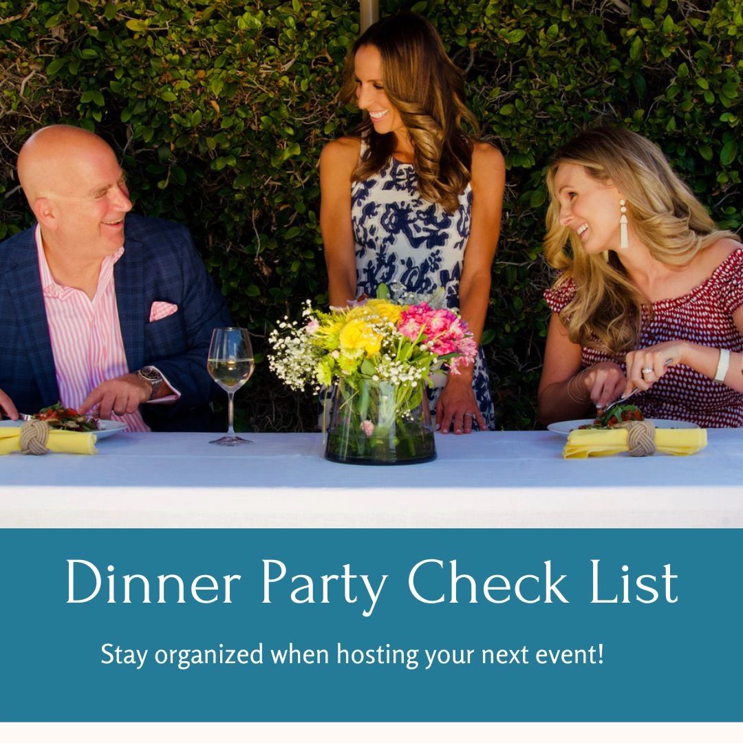 DINNER PARTY CHECK LIST